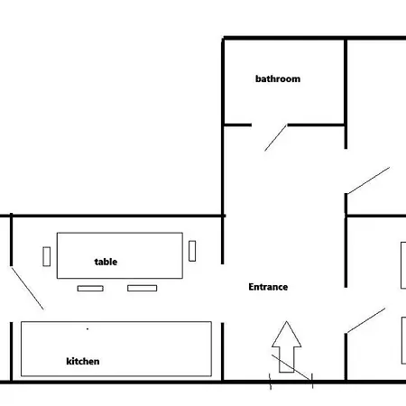 Appartement Center 2 1 Kitchen